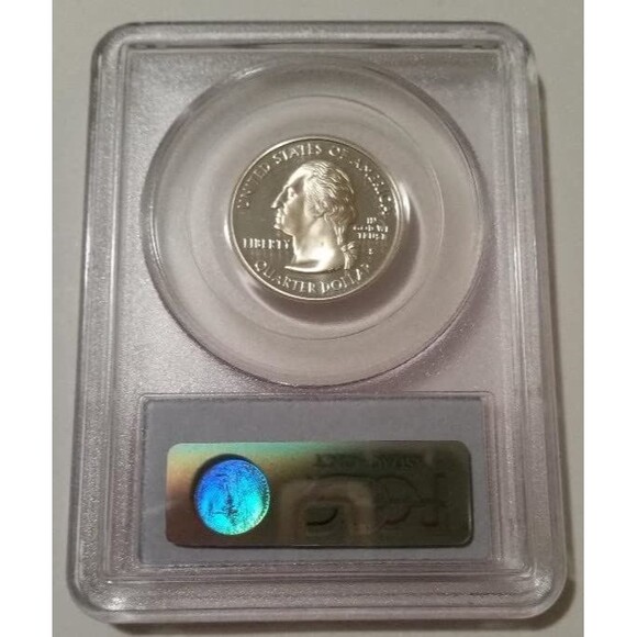 2005 S Silver Oregon State Quarter Proof PR69 DCAM PCGS Blue Label - Picture 2 of 2